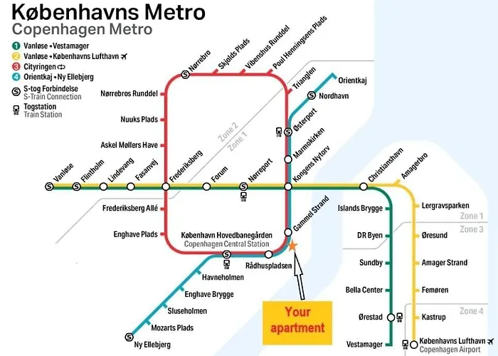 Appartamento Deluxe 4 Bedrooms 180 M2 Canal View Prime Location Copenaghen